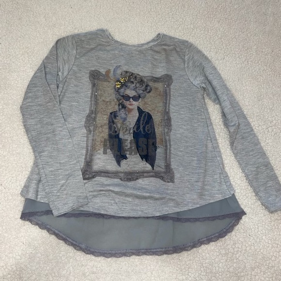 14 Piece Girls Size 10/12 Long Sleeve Tops Bundle - Picture 9 of 13